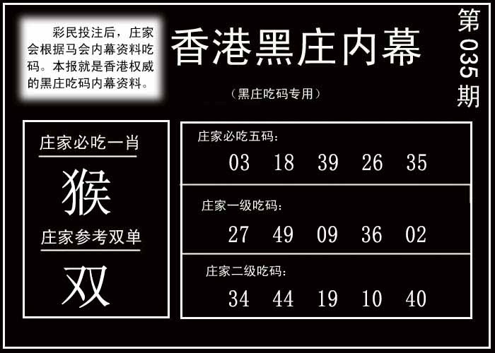 035期香港黑庄内幕[图]